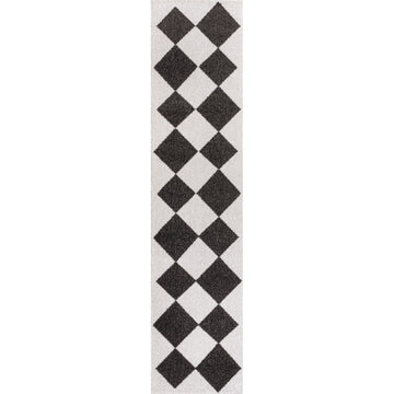 Draper Classic Geometric Diamond Pattern Area Rug